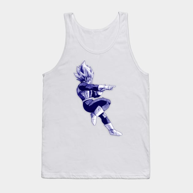 Vegeta Dragon Ball Tank Top by masnono